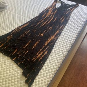 Black and Brown Dress